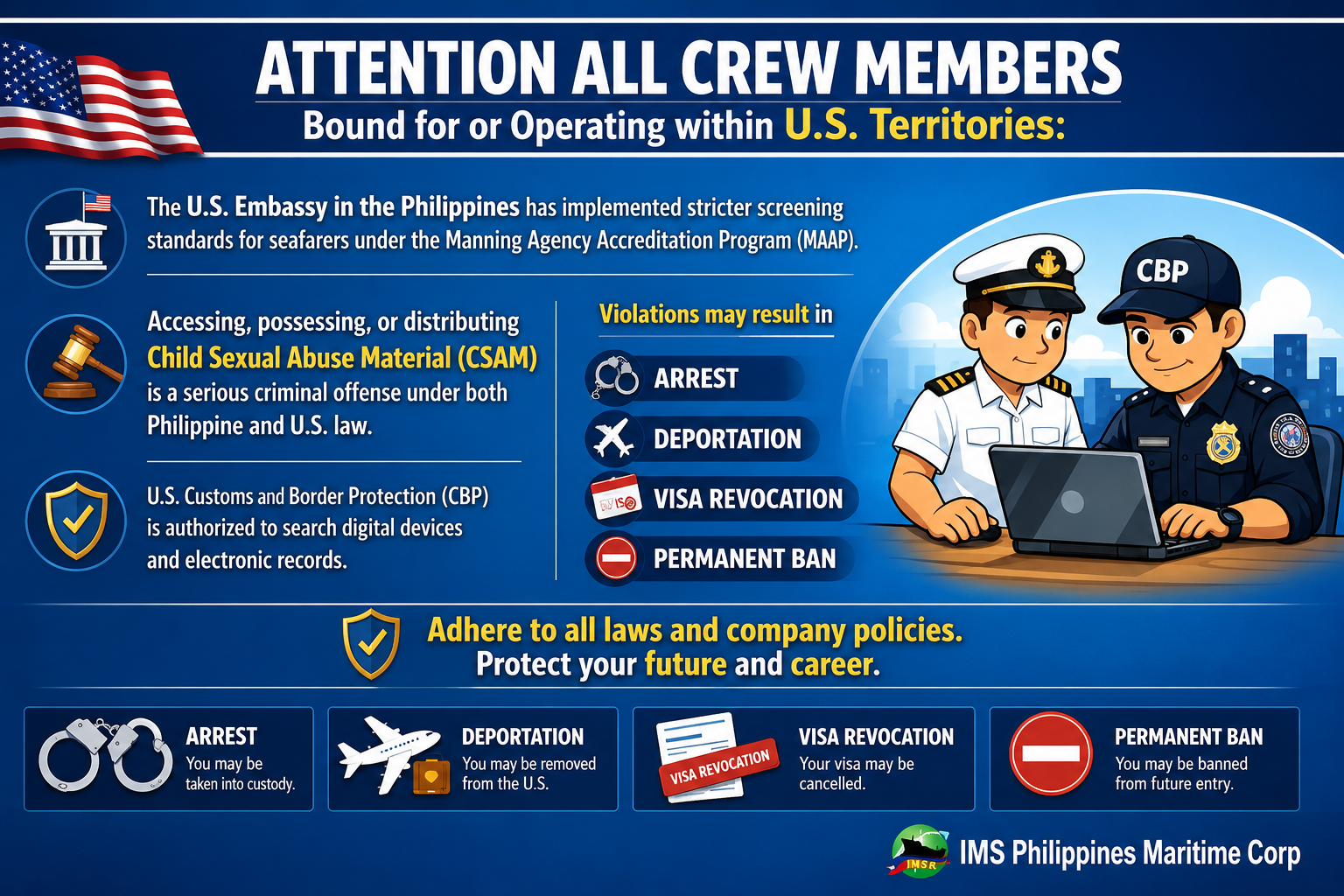 Important Crew Advisory